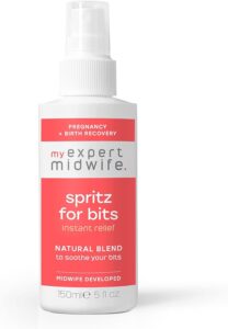 Top 40 Essentials for Labour, Birth, and a Newborn Baby 6 perineal spray